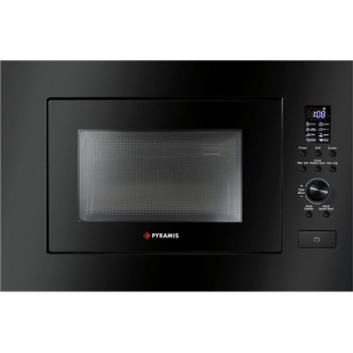 MICROWAVE OVEN BUILT IN PYRAMIS 30 (034011401) ΜΑΥΡΟΣ 23LT ΜΕ GRILL